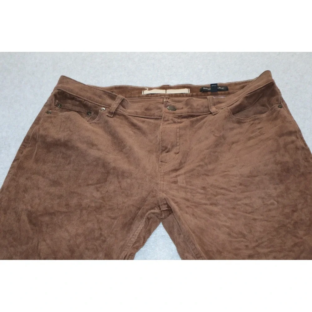 Banana Republic Travel Cord Mens 35x30 Brown Corduroy Pants Stretch Washwell
